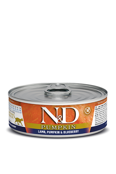 Farmina N&D Cat Food - Pumpkin Lamb & Blueberry 80g - Pisces Pet Emporium