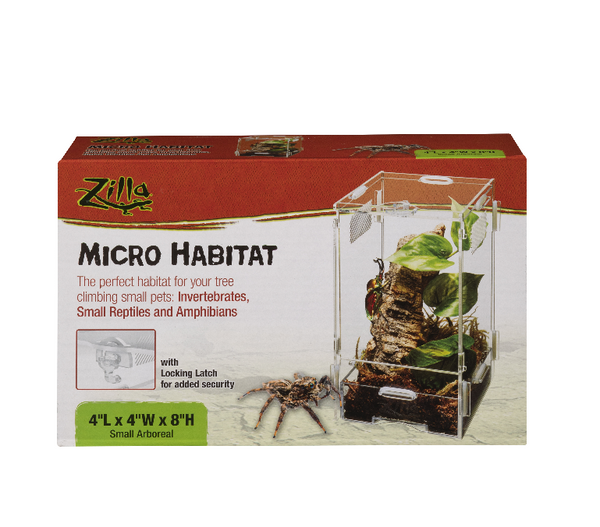 Zilla Micro Habitat Arboreal - Available in Two Sizes - Pisces Pet Emporium