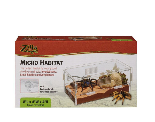 Zilla Micro Habitat Terrestrial - Available in Two Sizes - Pisces Pet Emporium