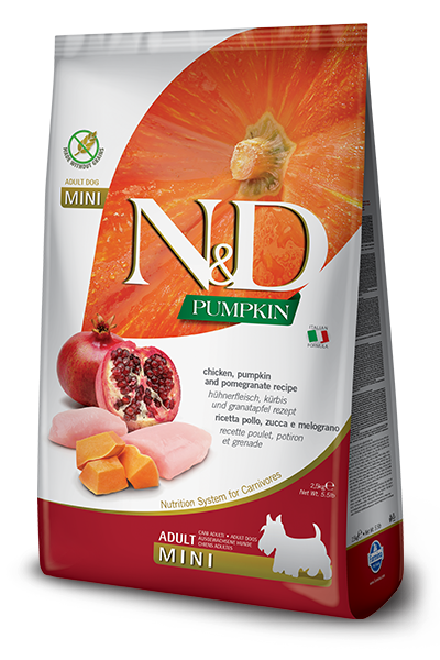 Farmina N&D Dog Food - Chicken Pumpkin & Pomegranate Mini - Pisces Pet Emporium