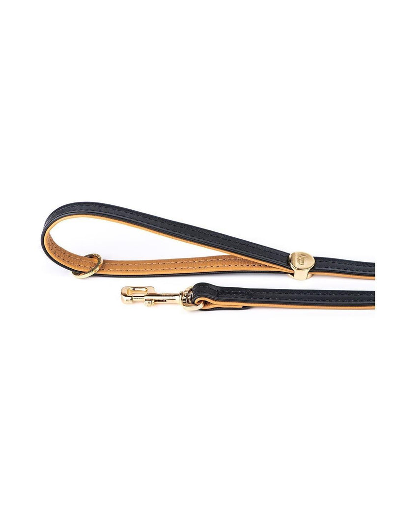 MyFamily Hermitage Leash - Black/Ochre - Pisces Pet Emporium