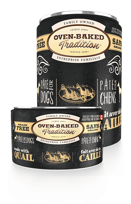 Oven-Baked Tradition Canned Dog Food - Quail Pate 12.5oz - Pisces Pet Emporium