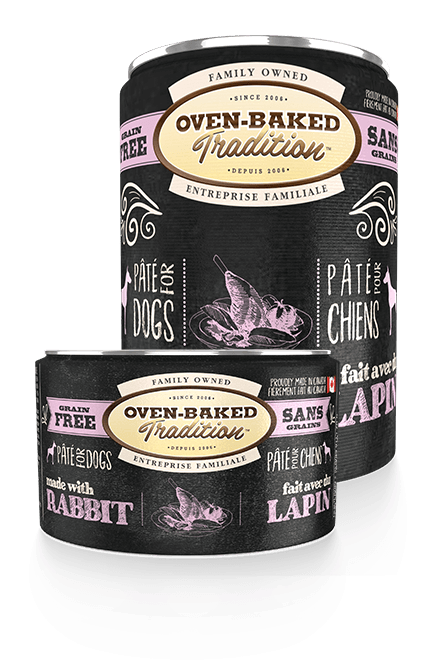 Oven-Baked Tradition Canned Dog Food - Rabbit Pate 12.5oz - Pisces Pet Emporium