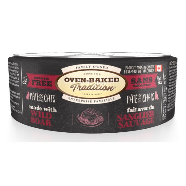 Oven-Baked Tradition Boar Pate Cat Food 156g - Pisces Pet Emporium