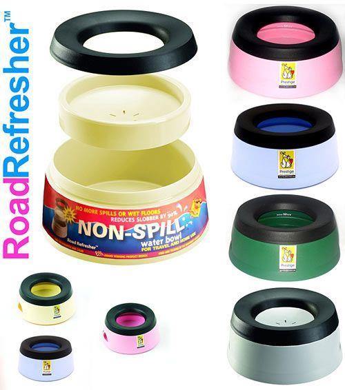 Road Refresher Dog Bowl - Available in Multiple Colours - Pisces Pet Emporium