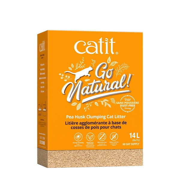 Catit Go Natural! Pea Husk Litter - Vanilla 14L - Pisces Pet Emporium