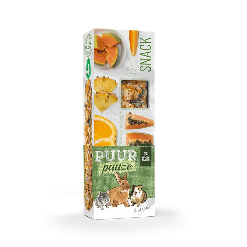 PUUR Pauze Exotic Fruit Sticks 110g - Pisces Pet Emporium