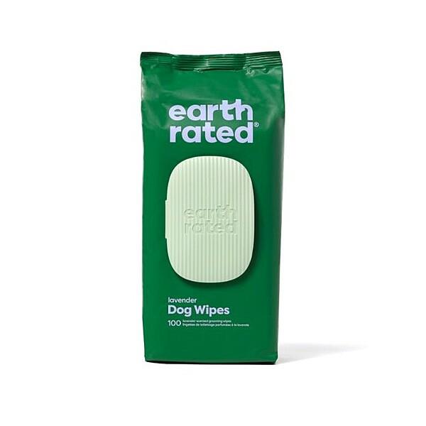 Earth Rated Lavender Compostable Pet Wipes - 100 ct
