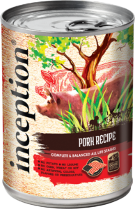 Inception Canned Dog Food - Pork 13oz - Pisces Pet Emporium