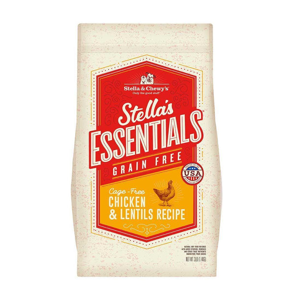 Stella & Chewy's Grain Free Essentials for Dogs- Chicken & Lentil - Pisces Pet Emporium