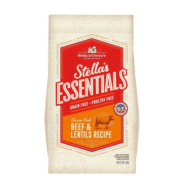 Stella & Chewy's Grain Free Essentials for Dogs- Beef & Lentil - Pisces Pet Emporium