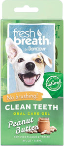 Tropiclean Fresh Breath Gel - Peanut Butter 4oz - Pisces Pet Emporium