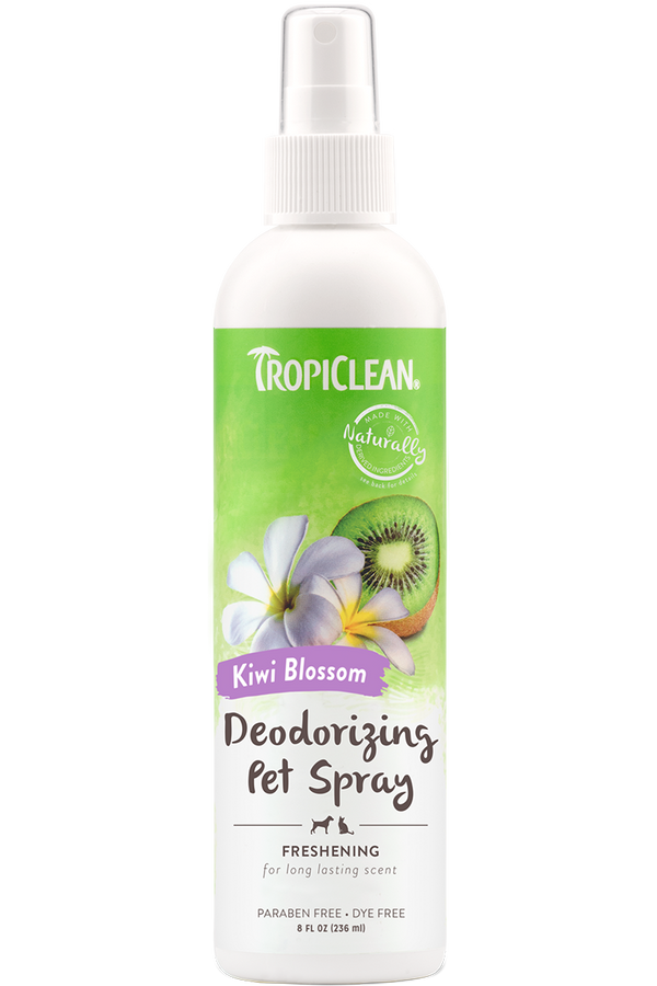 Tropiclean Deodorizing Spray - Kiwi Blossom 8oz - Pisces Pet Emporium