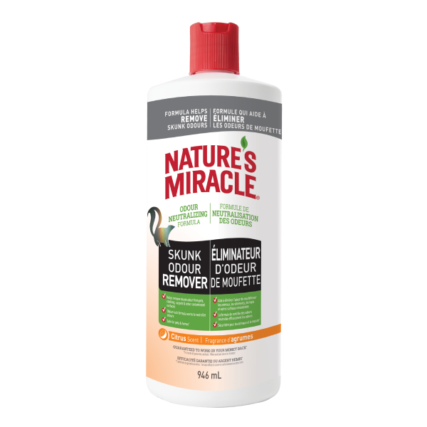 Natures Miracle - Skunk Odor Remover - Citrus 32oz - Pisces Pet Emporium