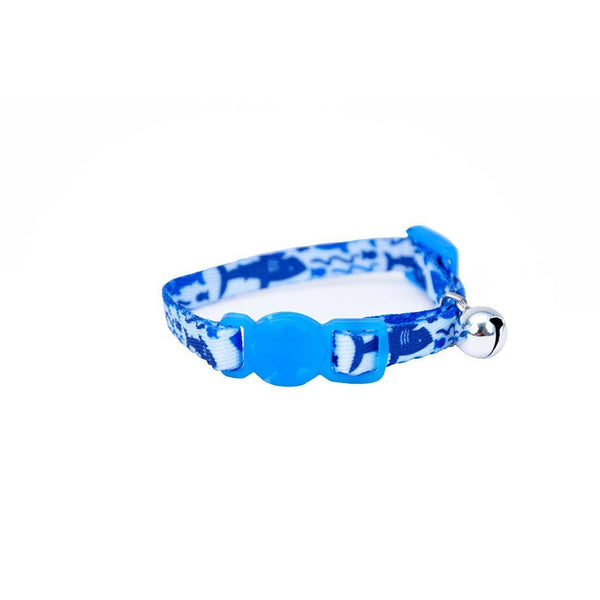 Li'l Pals Kitten Breakaway Collar - Blue Shark - Pisces Pet Emporium