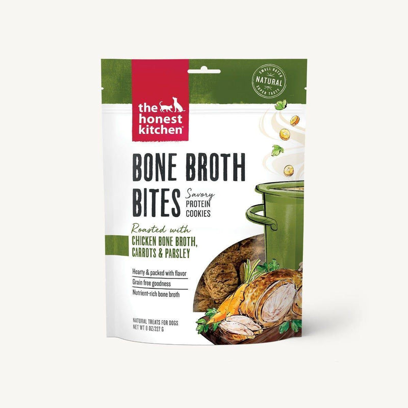 Honest Kitchen Bone Broth Bites - Chicken 227g - Pisces Pet Emporium