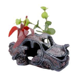 Penn Plax Car Wreck Ornaments - Pisces Pet Emporium