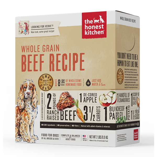 Honest Kitchen Whole Grain Dog Food - Beef - Pisces Pet Emporium