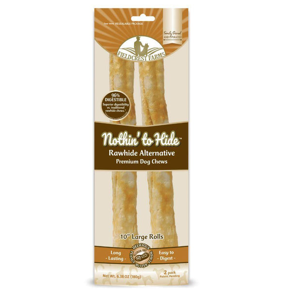 Nothin' To Hide Peanut Butter Roll - 10" 2pk - Pisces Pet Emporium