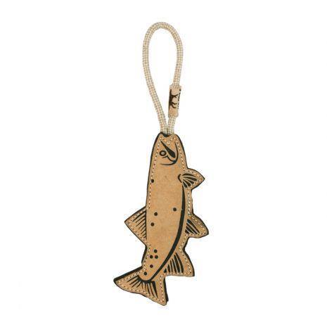 Tall Tails Natural Leather Trout Toy - Pisces Pet Emporium