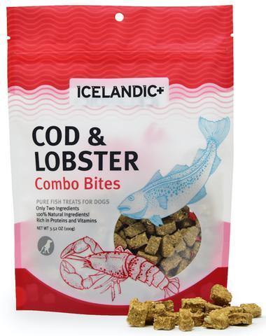 Icelandic Combo Bites - Cod & Lobster 100g - Pisces Pet Emporium