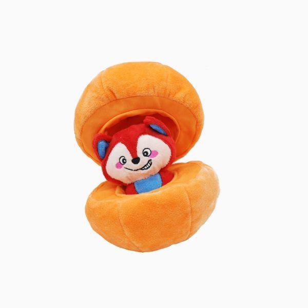 HugSmart Puzzle Hunter - Fruity Critterz Fox & Pumpkin 5" - Pisces Pet Emporium