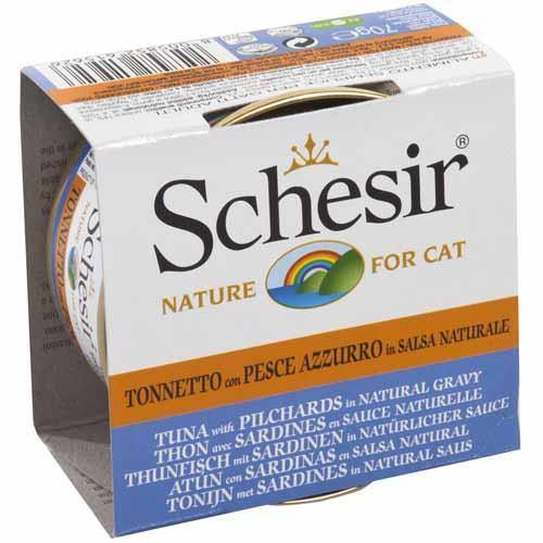 Schesir Cat Food - Tuna & Pilchards 70g - Pisces Pet Emporium