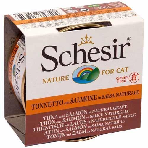 Schesir Cat Food - Tuna & Salmon 70g - Pisces Pet Emporium