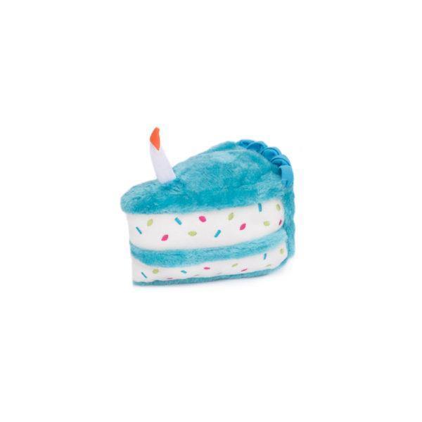 ZippyPaws NomNomz - Blue Birthday Cake - Pisces Pet Emporium