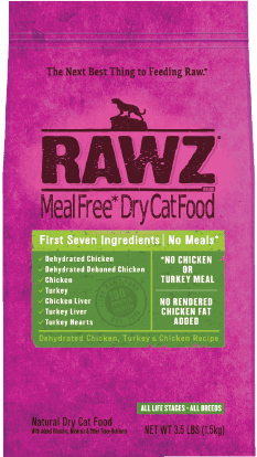 Rawz Dehydrated Chicken, Turkey & Liver Cat | Pisces