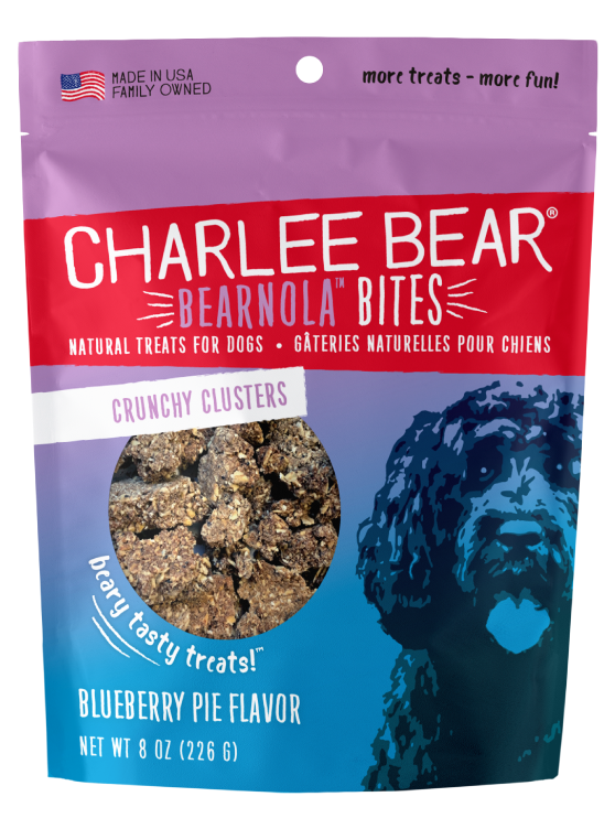 Charlee Bear Bearnola Bites - Blueberry Pie 8oz - Pisces Pet Emporium