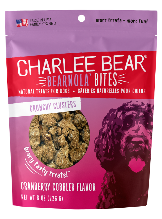 Charlee Bear Bearnola Bites - Cranberry Cobbler 8oz - Pisces Pet Emporium