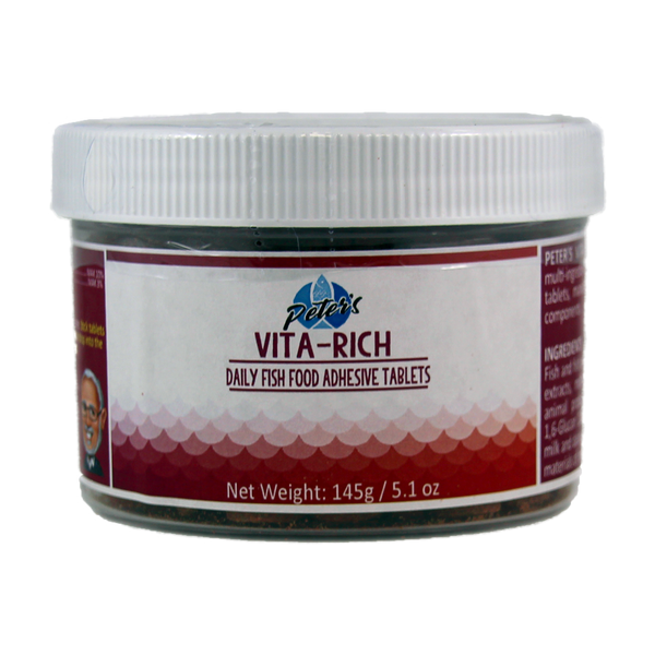 Peter's Vita-Rich Adhesive Tablets - Pisces Pet Emporium