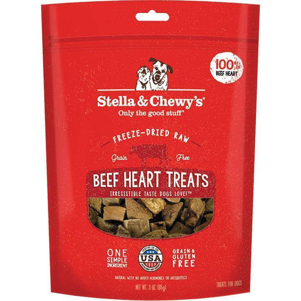 Stella & Chewy's Freeze Dried Beef Heart 3oz - Pisces Pet Emporium