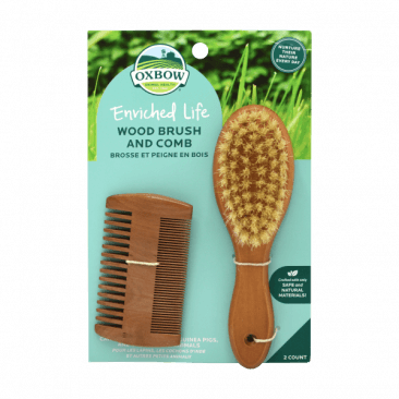 Oxbow Enriched Life - Wood Brush and Comb Combo - Pisces Pet Emporium