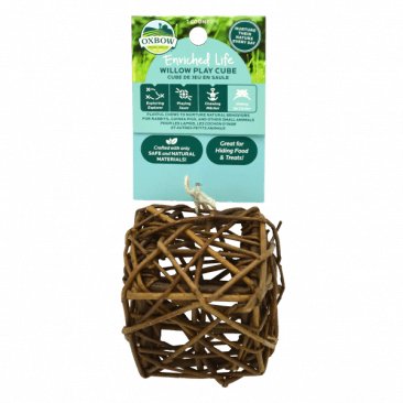 Oxbow Enriched Life - Willow Play Cube - Pisces Pet Emporium