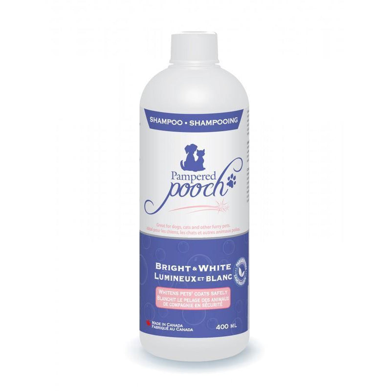 Pampered Pooch - Bright & White Shampoo 400ml - Pisces Pet Emporium