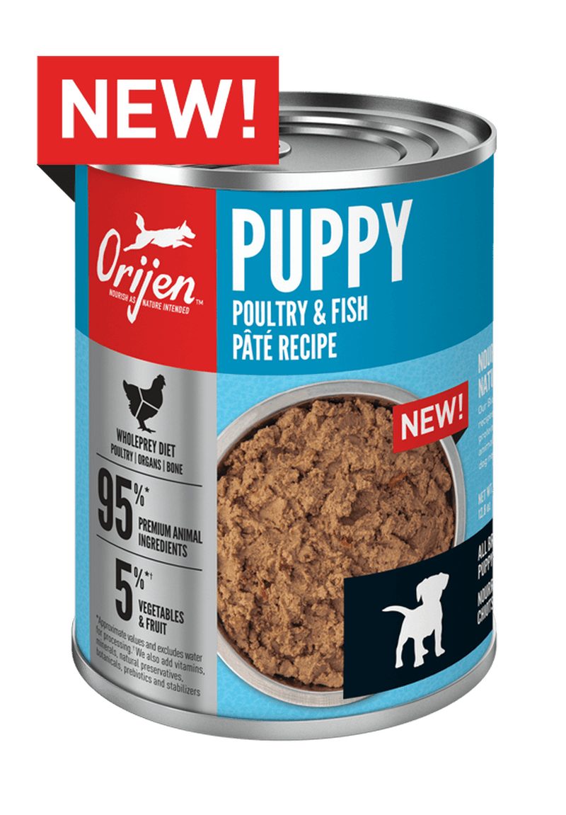 Orijen Puppy Poultry & Fish Pâté Recipe 12.8oz - Pisces Pet Emporium