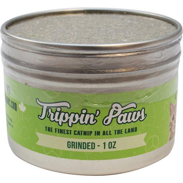 Trippin' Paws Catnip - Grinded Tin 1oz - Pisces Pet Emporium