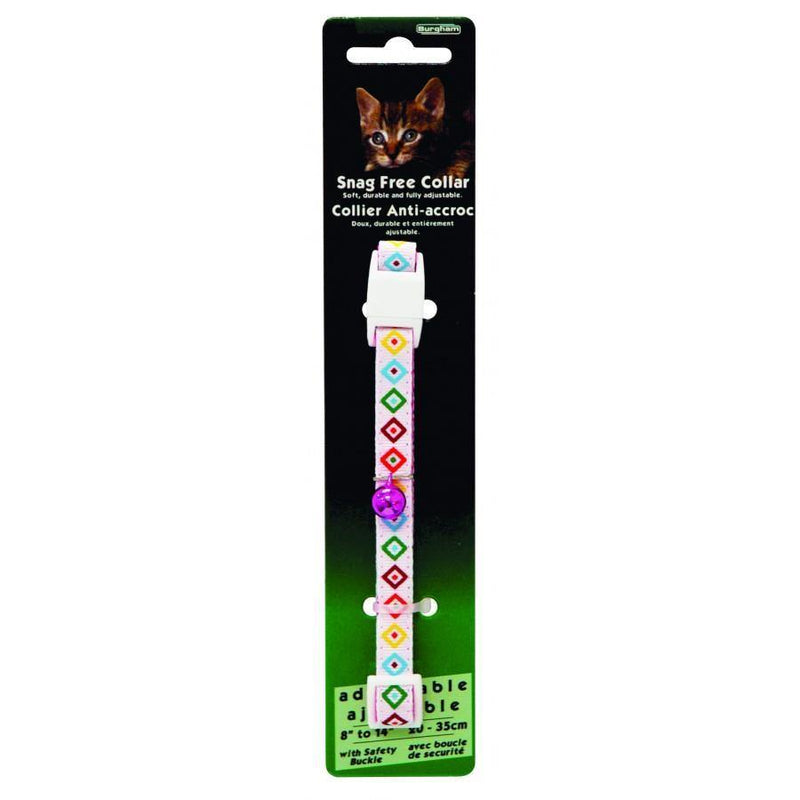 Burgham Snag Free Breakaway Collar - Crown Diamond - Pisces Pet Emporium