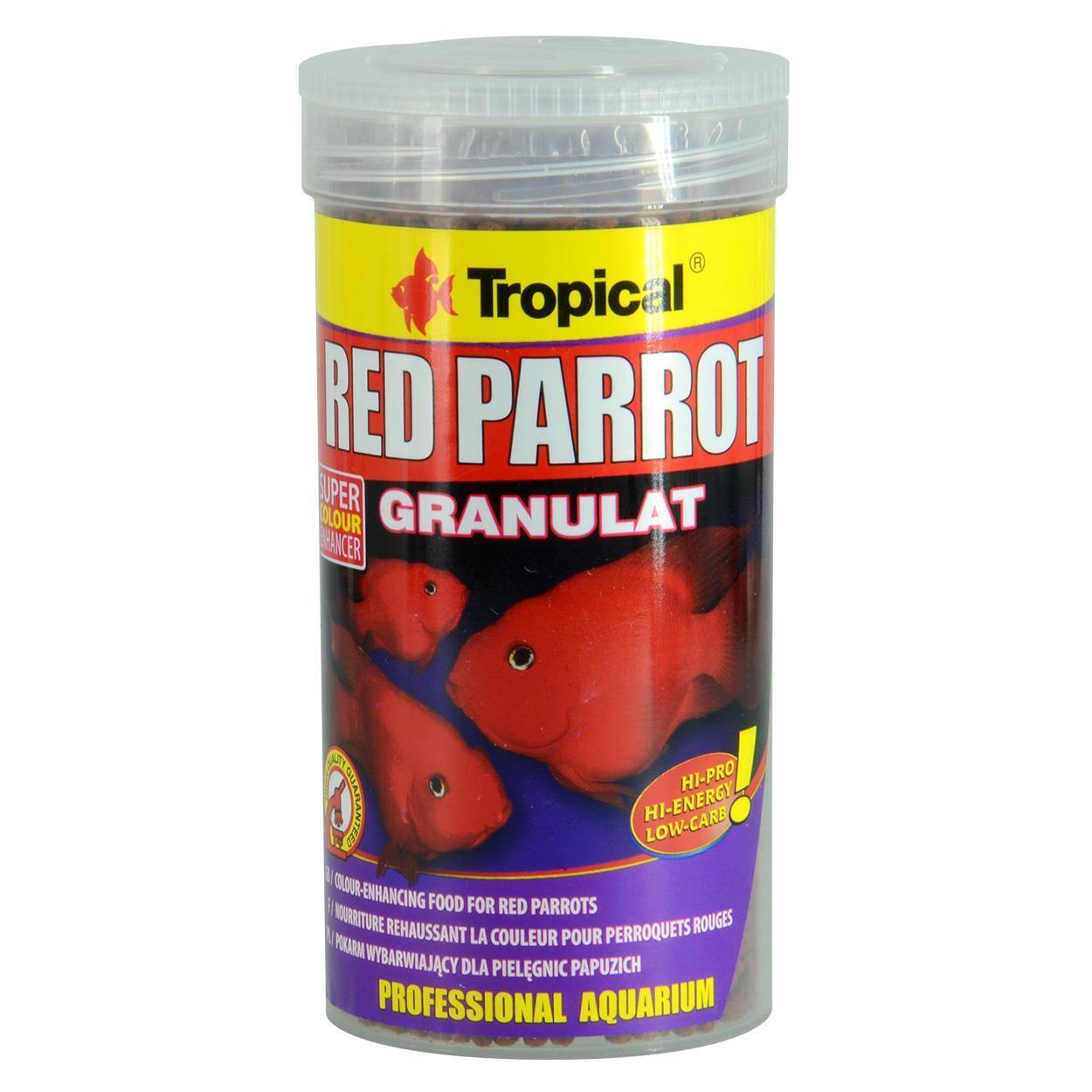 Tropical Red Parrot Granules - Multiple Sizes