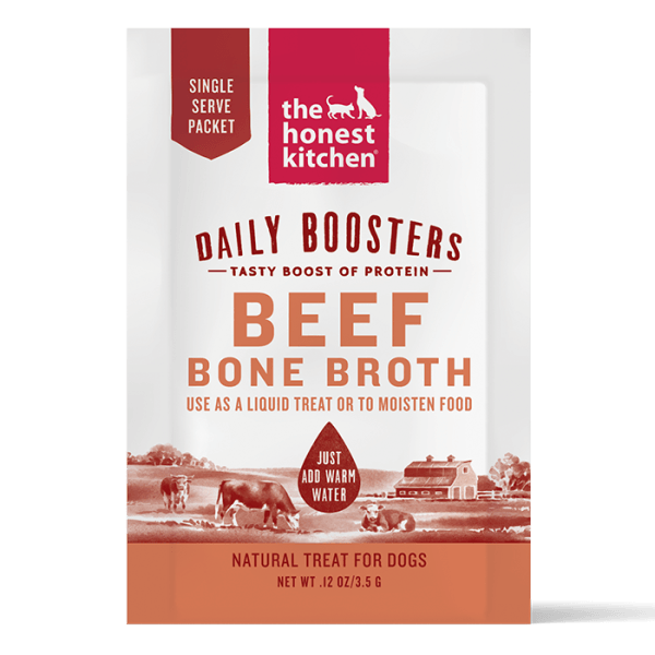 Honest Kitchen Daily Boosters - Beef Bone Broth Single Serve 3.5g - Pisces Pet Emporium