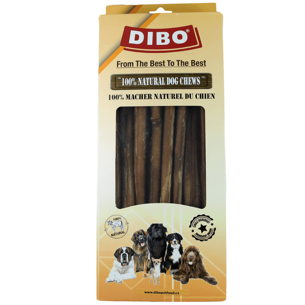 DIBO Bully Sticks - 12" 12-Pack - Pisces Pet Emporium