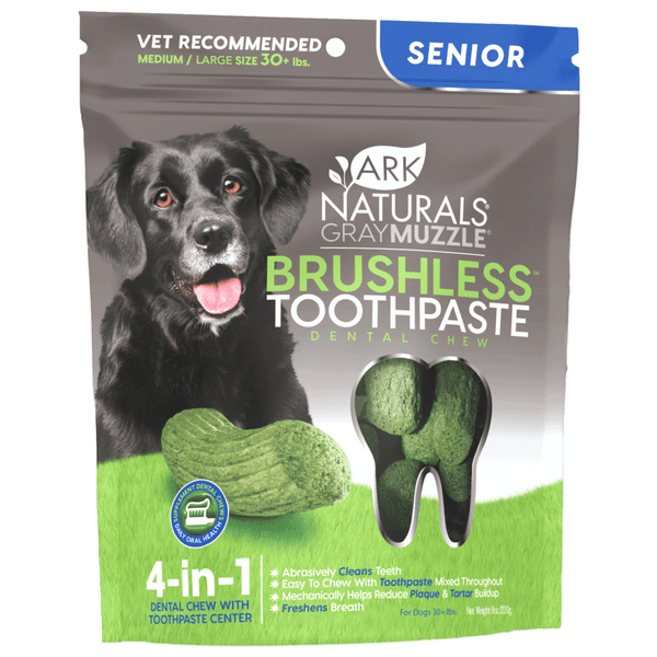 Ark Naturals Gray Muzzle Brushless Toothpaste - M-L 4oz - Pisces Pet Emporium