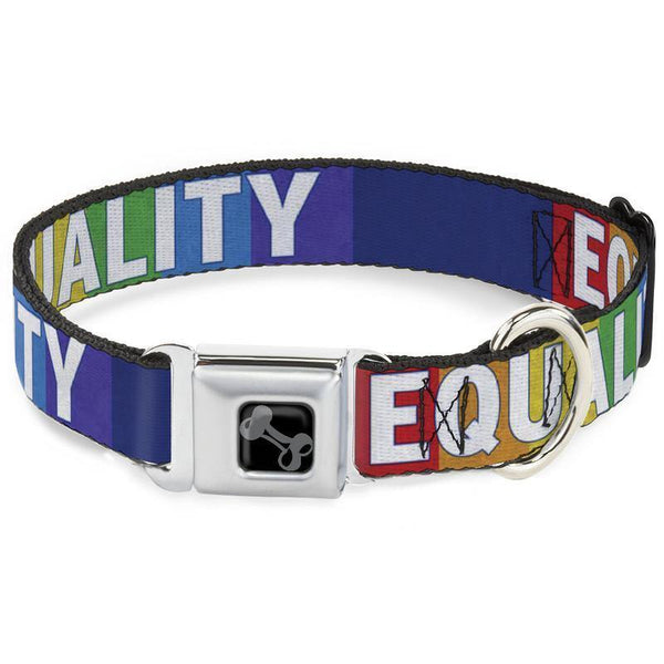 Buckle-Down Equality Blocks - Collar/Leash - Pisces Pet Emporium