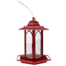 Perky Pet Gazebo Bird Feeder - Red - Pisces Pet Emporium