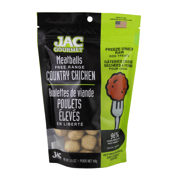JAC Country Chicken Meatballs - Pisces Pet Emporium