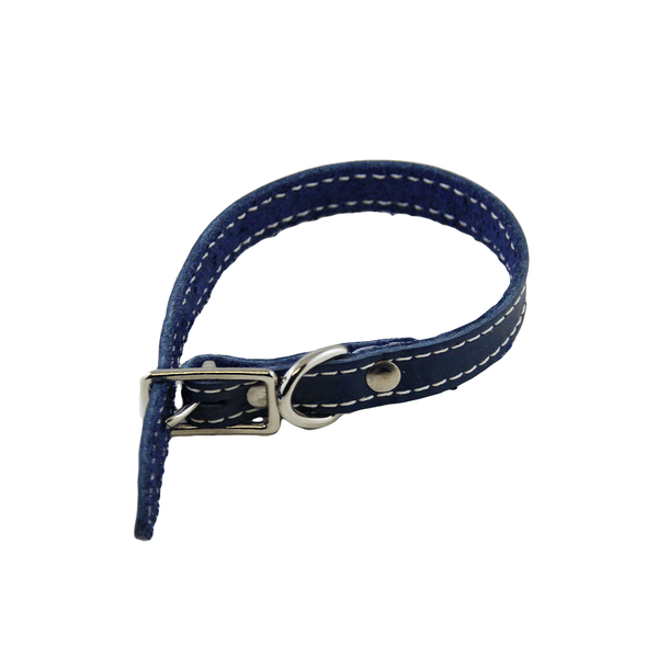 Lacet's Arizona Leather Single Collar - Pisces Pet Emporium