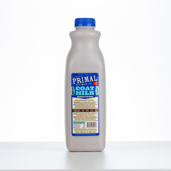 Primal Raw Blueberry Pom Goat Milk - Pisces Pet Emporium