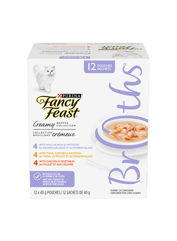 Fancy Feast Broths - Mixed Creamy Variety Pack - Pisces Pet Emporium
